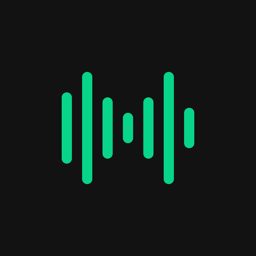 The Sonify app icon: seven green bars on black.